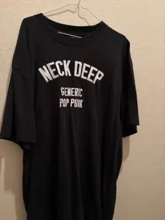 NECK DEEP 刺繍 ロゴ Tシャツ