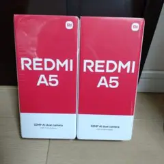 新品未開封　Xiaomi Redmi A5 4GB/128GB 2台セット