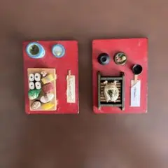下駄ずし 寿司 蕎麦 ミニチュア リーメント メガハウス
