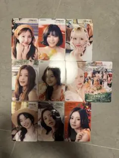 #TWICE5 タワレコ特典クリアトレカ　コンプ　オール