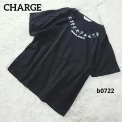 チャージ　レナウン　Tシャツ　ボートネック　スポーツ　コットン　綿　黒　L　夏