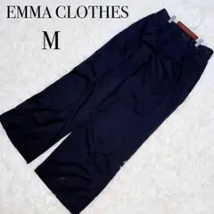 エマクローズ/テーパードパンツ/スラックス/M/黒/コットン混/美品✨