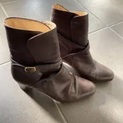Tanino Crisci タニノクリスチー レザーブーツ ヒール 送料無料