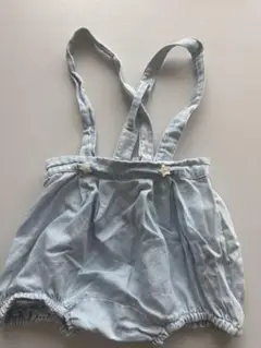 petit main サスペンダー付き　サロペット 80cm 美品