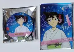 名探偵コナン 缶バッジ アクリルカード 夏夜ver ② 毛利蘭 犯人