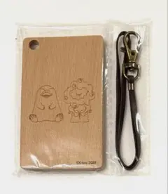 新品 大阪・関西万博 ミャクミャク イコちゃん 木製 パスケース
