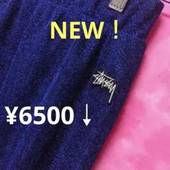⚜️✨✨⚜️Sサイズ【限定♥】ステューシー　ヒザ下　　ブルー　¥6500↓