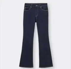 GU ミドルライズフレアジーンズ 69NAVY WOMEN S 347758