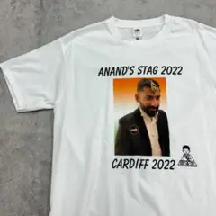 ANAND'S STAG　Tシャツ　フルーツオブザルーム　古着　ホワイト　M