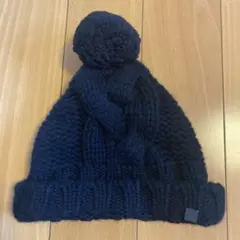 シャネル ニット帽 ブラック