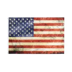 アメリカヴィンテージ風旗 フラッグUSA 150cm x 90cm