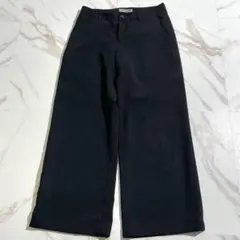 美品 11AW イッセイミヤケ ストレートワイドパンツ ブラック Lサイズ相当