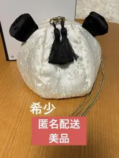 〔希少 美品〕ケイタマルヤマ リリーブラウン パンダポーチ