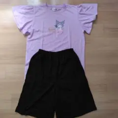 Kuromi ルームウェアセット ピンク150cm
