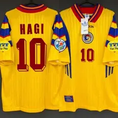 Euro1996 ルーマニア代表　ハジ　新品紙タグ付き　当時物ユニフォーム ルーマニア EURO ハジ＃10 - DON VALON