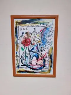 作品名「花鳥、飛べないけど平気」Ａ4サイズ