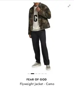 S 新品 FEAR OF GOD Flyweight Jacket Camo