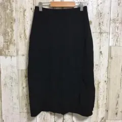 Harrods ハロッズ スカート 膝丈 カジュアル ブラック 黒 F