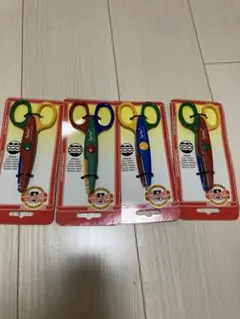 ギザギザ　クラフト　ハサミ　コヒノール　カラフル　キッズ　安全　工作　夏休み