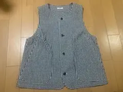 CO'S ベスト　新品未使用　M〜L 黒白チェック
