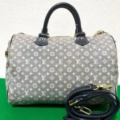 【シリアル有・極美品】ルイヴィトン 2way スピーディー モノグラム レザー