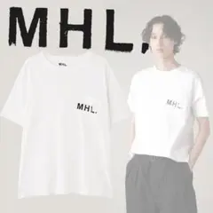 MHL. Tシャツ PRINTED COTTON JERSEY XL