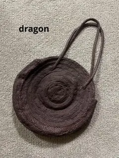 ドラゴン dragon バッグ かごバッグ 古型 コイン無し 中古 保存袋有り ドラゴン dragon バッグ かごバッグ 古型 コイン無し 中古 保存