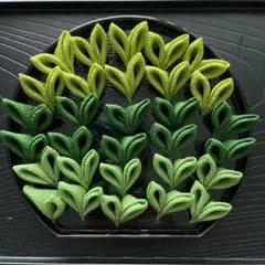 【No.1361】つまみ細工・葉っぱ