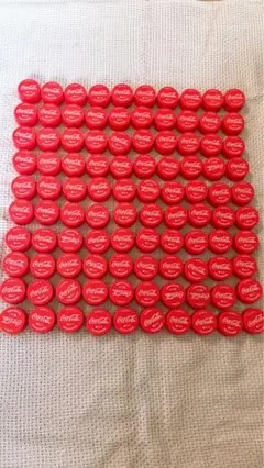 コカコーラ　ペットボトルキャップ　赤　220個