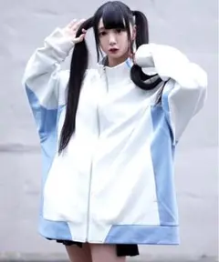 レフレム BIG切替ジャージ ブルー