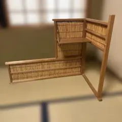 茶道具　台目棚　赤松の柱　組み立て式　一両日中には発送可！ 茶道具 台目棚 赤松の柱 組み立て式 一両日中には発送可！