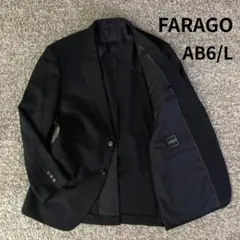 【極美品】 ファラゴ FARAGO サマージャケット 洗える テーラード L 紺