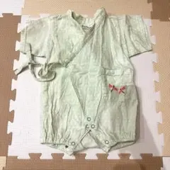 Pample Mousse 甚平 80サイズ 薄緑 ベビー甚平　男の子　女の子