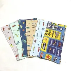 4重ガーゼミニハーフハンカチ6枚セット (Ｎ)