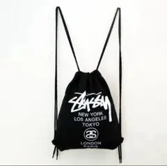 stussy ステューシー ナップサックリュックバックパック　黒
