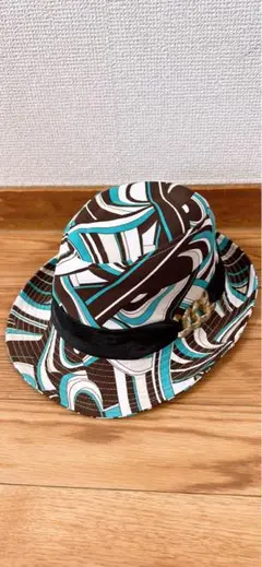 00年代EMILIO PUCCI コットンプリントハット(未使用品)