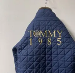 トミーヒルフィガー 薄手ダウンジャケット 刺繍