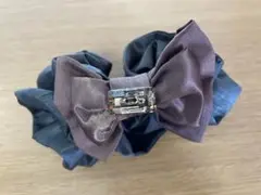 Rhodon ロードン ビジュー リボン シュシュ