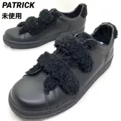 PATRICK パトリック オーシャン スニーカー ベルクロ ボア ブラック 黒