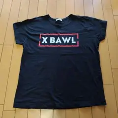 LABODY☆X BAWL ロゴ 半袖Tシャツ 黒