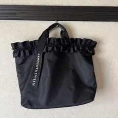 JILL by JILL STUART フリルトートバッグ ブラック