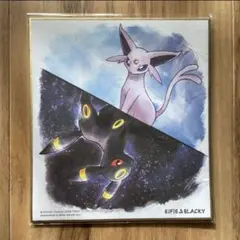 ポケモン 色紙ART ニンフィア　ブラッキー　イーブイ　202504130630 ポケモン 色紙ART ニンフィアブラッキーイーブイ202504130630