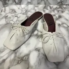 ZARA ザラ フラットサンダル 白 ホワイト 25cm(39)