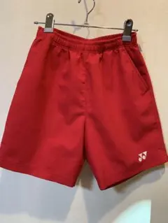 YONEX レッド パンツ Sサイズ