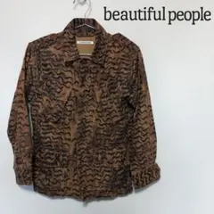 beautiful people 柄 ジャケット