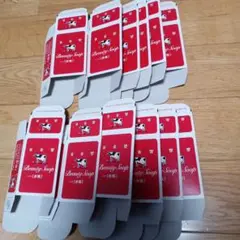 牛乳石鹸空箱（赤）