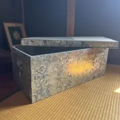 ブリキの収納ボックス