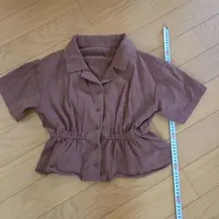 ブラウン コットン Mサイズ トップス