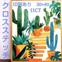 クロスステッチキット　印刷あり　30×40　11CT