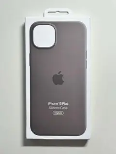 【新品】純正 iPhone 15 Plus シリコンケース・クレイ①
